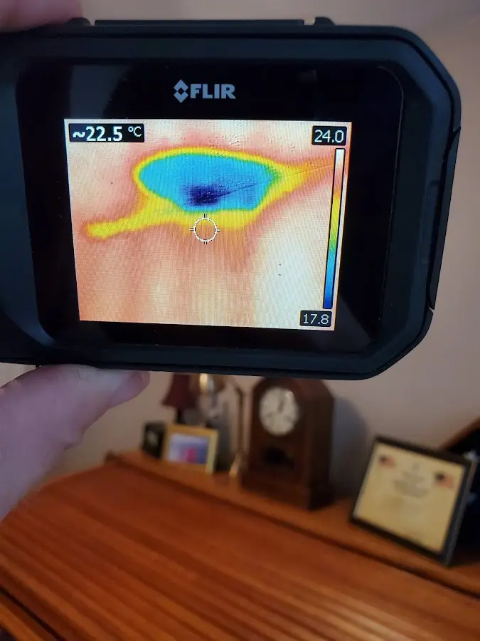 Thermal imaging inspection for water damage in Brookfield